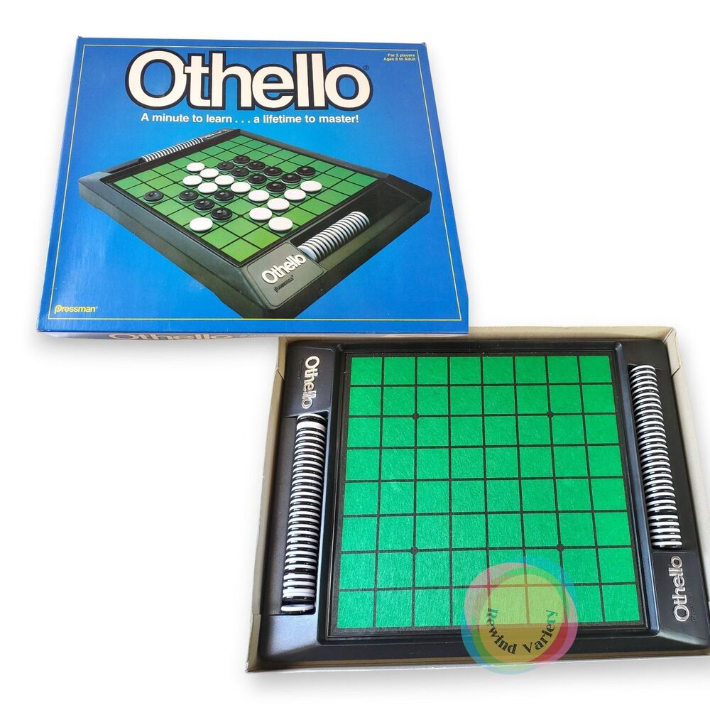 Pressman Othello Vintage 1990 Board Game Complete